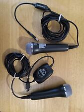 Guitar Hero/Rock Band conjunto de microfones USB universais de/2 por Logitech usado comprar usado  Enviando para Brazil