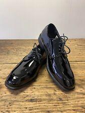 Men's Black Square Toe Tuxedo Shiny Formal Wedding Dress Business Lace up Shoes, used for sale  Shipping to South Africa