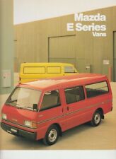 1986 MAZDA E-SERIES VANS 6p Australian Brochure E1800 E2000 E2200 Compact & LWB  for sale  Shipping to United Kingdom