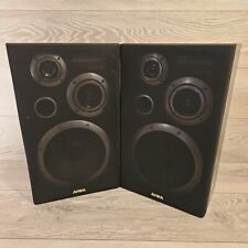 Aiwa speakers black for sale  CHESHAM