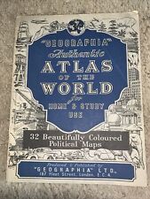 Geographia authentic atlas for sale  WETHERBY