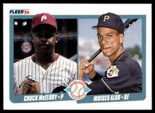 1990 Fleer #650 Chuck McElroy/Moisés Alou MLP, novato - piratas/filis segunda mano  Embacar hacia Argentina