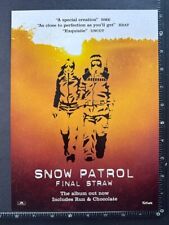 Snow patrol final for sale  STRATHAVEN