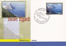 Isole egadi cartolina usato  Peschiera Del Garda