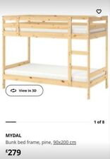 IKEA Mydal Bunk Bed Frame Wooden Pine for sale  Shipping to South Africa