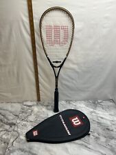 Wilson Titanium Power Squash Racket With Cover Free Postage for sale  Shipping to South Africa