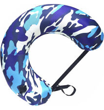Cinto inflável azul camuflado travesseiro de viagem descanso traseiro piscina flutuante, usado comprar usado  Enviando para Brazil