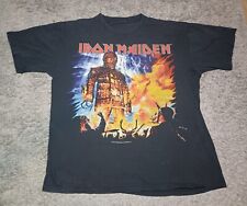 Camiseta concerto vintage Iron Maiden Wicker Man banda de metal ponto único GG  comprar usado  Enviando para Brazil