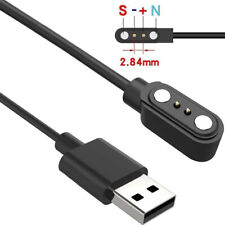 Cable de carga de datos USB universal de 2 pines cargador magnético para reloj inteligente 2,84 mm~ segunda mano  Embacar hacia Argentina