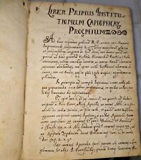 Manoscritto antico 600 usato  Napoli