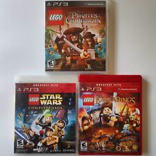 PS 3 Lego Games Lot of 3 Star Wars, Lord of the Rings, Pirates of the Carribean for sale  Shipping to South Africa