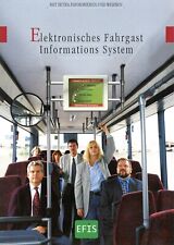 Setra Prospectus 1990s Electronic Passenger Information System EFIS Brochure for sale  Shipping to South Africa