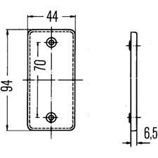 Hella rückstrahler bsp gebraucht kaufen  Grimma