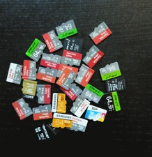 Lot of 5 64 Gb Class 10 UHS-1  micro SD memory cards mixed brands for sale  Shipping to South Africa