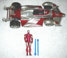 Iron Man - Silver Vortex Race Car with Mark V Armor driver - 100% complete for sale  Shipping to South Africa