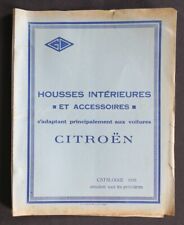 1933 catalogue citroen d'occasion  Expédié en Belgium
