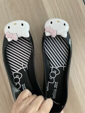 Sapatilhas sem etiquetas Hello Kitty X Melissa tamanho UK 7 EU40 🖤🤍🩷 comprar usado  Enviando para Brazil