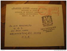 Mexico 1976 Universidad De Quimica University Mejico Cancel Card To Wahington US segunda mano  Embacar hacia Argentina