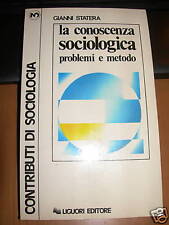 Statera conoscenza sociologica usato  Italia