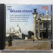 Müller-Zürich: Viola Concerto etc / Wieser / de Stoutz etc. / Guild CD GMCD 7194 comprar usado  Enviando para Brazil