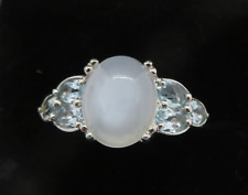 Sterling silver aquamarine for sale  ST. ALBANS