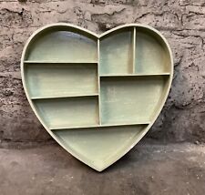 Heart shaped painted for sale  STROUD