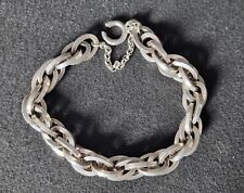 Bracciale intrecciato argento usato  Roma