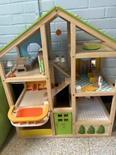 Used, Hape E3401B All Furniture Seasons Wooden Doll House for sale  Shipping to South Africa