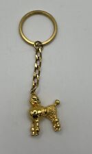 Poodle keychain gold for sale  Rome