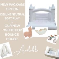White bouncy castle for sale  Shipping to Ireland