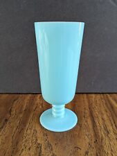PORTIEUX VALLERYSTHAL PV Blue Opaline Champagne Glass 6.25" EXC FRANCE VINTAGE for sale  Shipping to South Africa