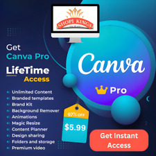 Used, 🚀 Instant Access Alert! 🌟 Unlock Lifetime Canva Premium with Unlimited Pro EDU for sale  Shipping to South Africa