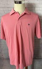 Camisa polo masculina manga curta rosa Tommy Hilfiger tamanho grande comprar usado  Enviando para Brazil