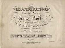 Ludwig van BEETHOVEN / 33 transiciones sobre un vals para piano-forte segunda mano  Embacar hacia Argentina
