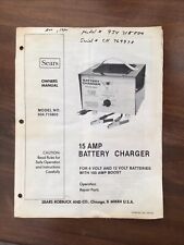 Sears battery charger for sale  Absecon