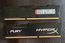 Used, 2x Desktop Computer Memory RAM Kingston HyperX FURY 8gb DDR3 CL10 for sale  Shipping to South Africa