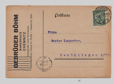 Chemnitz 1925 firmenpostkarte gebraucht kaufen  Alexandersfeld
