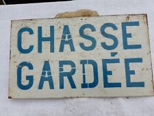 Ancienne plaque chasse d'occasion  Pouilly-sous-Charlieu