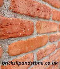 Old Orange Cleaned Reclaimed Camden Brick Slips, Wall Cladding, Tiles 1/2m² for sale  Shipping to Ireland