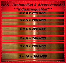 Hss abstechmeißel lathe gebraucht kaufen  Bad Hersfeld