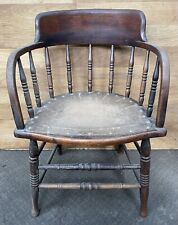 Antique captains chair for sale  UXBRIDGE