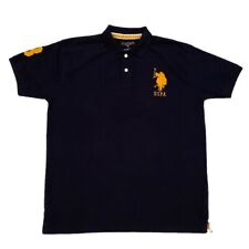 Camisa de Golf U.S. Polo Assn Para Hombre 4XL Logo Grande Azul Marino/Dorado Polo Rugby USPA Pullover segunda mano  Embacar hacia Argentina