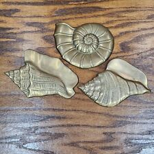 Vintage brass seashell for sale  Shipping to Ireland