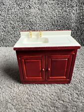 Victorian Dolls House  Wooden Sink Unit 1/12 Scale Poss DHE (9x9x5cm) (p2) for sale  Shipping to South Africa