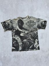 Vintage Harley Davidson 90s Shirt Biker All Over Print for sale  Shipping to South Africa