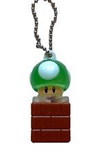 Super Mario Light Up Mascote Charme Figura Verde Cogumelo Marrom Bloco Nintendo comprar usado  Enviando para Brazil