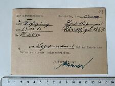 Mitteilung 1941 standesamt gebraucht kaufen  Berlin