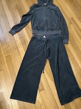 Vintage Juicy Couture Blue Gray Terry tracksuit set  Medium Made In USA, used for sale  Shipping to South Africa
