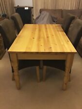 Pine dining table for sale  LEEDS