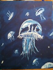 jelly fish art canvas for sale  Woodland Park
